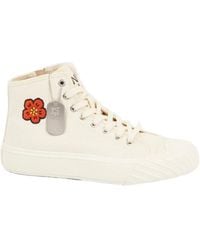 KENZO - Boke Flower Motif High-Top Sneakers - Lyst
