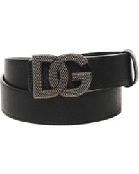 Dolce & Gabbana - Belt With Logo - Lyst