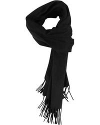 Lardini - Fringed Edge Scarf - Lyst