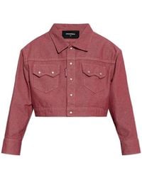DSquared² - Oversized Denim Jacket - Lyst