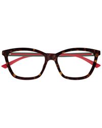 Gucci - Eyewear Square Frame Glasses - Lyst