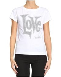 Moschino - Round-Necked Logo T-Shirt - Lyst