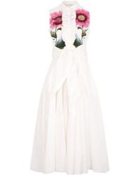 Giambattista Valli - Botanic Blow Up Long Sleeveless Shirt Dress - Lyst