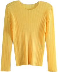 Pleats Please Issey Miyake - Pleats Please Issey Miyake Rib Pleats January Shirt - Lyst