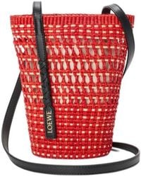 Loewe - Paulas Ibiza Braid Pocket Bucket Bag - Lyst