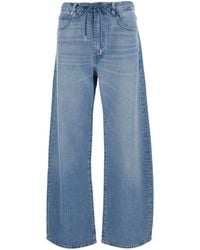FRAME - The Off Duty Wide-Leg Jeans - Lyst