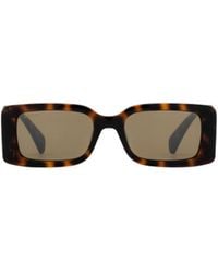 Gucci - Eyewear Rectangle Frame Sunglasses - Lyst