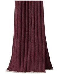 Brunello Cucinelli - Contrast-Trim Scarf - Lyst