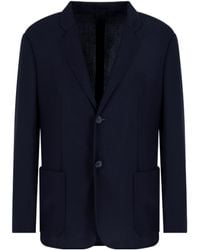 Giorgio Armani - Wool Blazer - Lyst