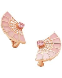 Garrard - 18-Karat Rose Multi-Stone Earrings - Lyst