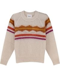 Isabel Marant - Isabel Marant Étoile Monette Patterned Knitted Sweater - Lyst