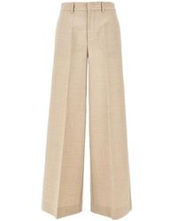 P.A.R.O.S.H. - Wool-Blend Straight Trousers - Lyst