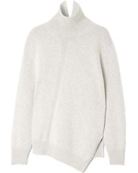 Jil Sander - Asymmetric Turtleneck Sweater - Lyst