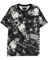 Versace Jeans Couture - Couture Graphic Printed Crewneck T-Shirt - Lyst