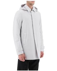 Herno - Gortex Long-Sleeved Hooded Jacket - Lyst