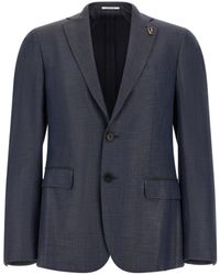 Pal Zileri - Textured Single-Breasted Blazer - Lyst