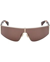 Max Mara - Space Shield Frame Sunglasses - Lyst