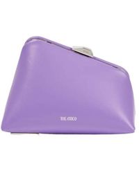 The Attico - Midnight Mini Embellished Leather Clutch - Lyst