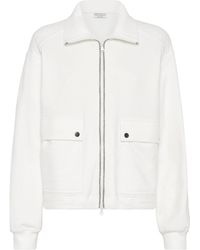 Brunello Cucinelli - Monili Bead-Embellished Sweatshirt - Lyst