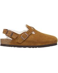 Birkenstock - Tokyo Buckle Detailed Slippers - Lyst