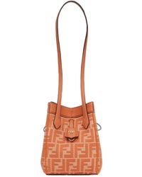 Fendi - Origami Ff Jacquard Mini Shoulder Bag - Lyst