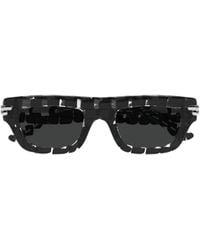 Bottega Veneta - Eyewear Mitre Square Frame Sunglasses - Lyst