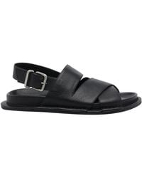 Vic Matié - Travel Low Buckle-Fastening Sandals - Lyst