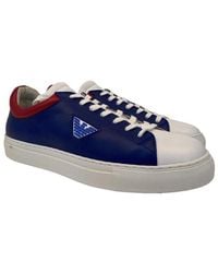 Emporio Armani - Logo Casual Sneakers - Lyst