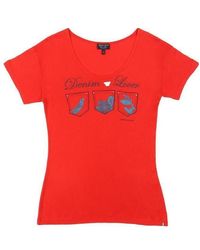 Armani Jeans - Round-Necked Logo T-Shirt - Lyst