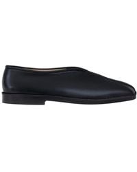 Lemaire - Square-Toe Slip-On Loafers - Lyst