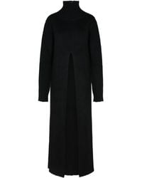 Jil Sander - High-Neck Knitted Dress - Lyst