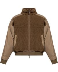 DSquared² - Icon Logo High-Neck Fleece Jacket - Lyst
