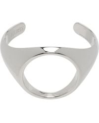 MM6 by Maison Margiela - Polish Finished Cut-Out Cuff Bracelet - Lyst