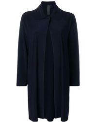 Norma Kamali - Collared Open-Front Coat - Lyst