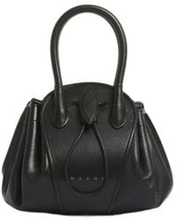 Marni - Logo Stamped Tulipea Small Handbag - Lyst