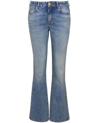 Balmain - Flared Denim Jeans - Lyst