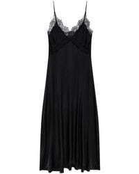 Anine Bing - Lace-Trim V-Neck Maxi Dress - Lyst