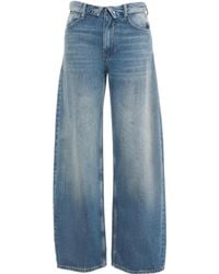 Liu Jo - High Waist Loose-Fit Pants - Lyst