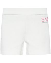 EA7 - Logo Shorts - Lyst