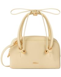 Furla - Dome Leather Tote Bag - Lyst