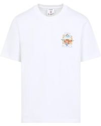 CASABLANCA - Tennis Landscape Print T-Shirt - Lyst
