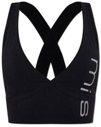 MISBHV - Logo-Print Sports Bra - Lyst