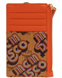 MCM - Leather Card Holder - Lyst