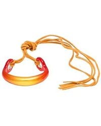 Isabel Marant - Metal Leather Bracelet - Lyst