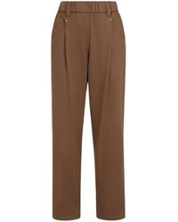Brunello Cucinelli - Pleated Trousers - Lyst