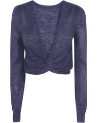 Twinset - Solid-Color Double-Knit Top - Lyst