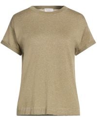 Brunello Cucinelli - Knitted Short-Sleeve Crew Neck - Lyst