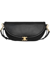 Celine - Little Halfmoon Soft Triomphe - Lyst