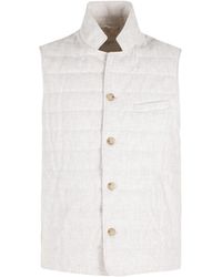 Seventy - Stand-Up Collar Vest - Lyst