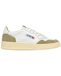 Autry - Medalist Panelled Leather Sneakers - Lyst